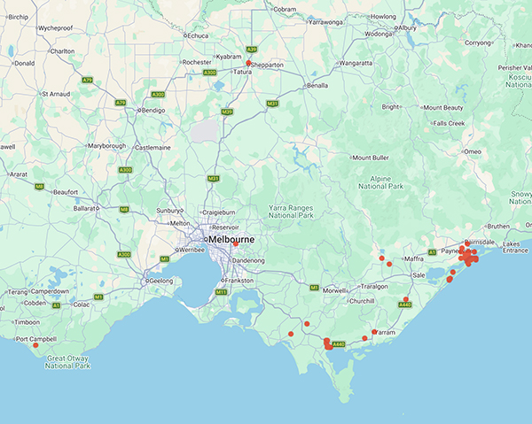 collecting locality map for 'XXXX'