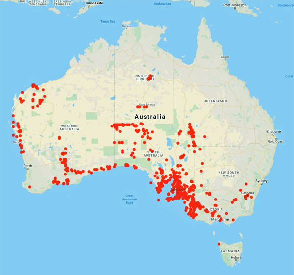 collecting locality map for 'Boomsma, C.D.'