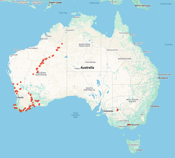 collecting locality map for 'XXXX'